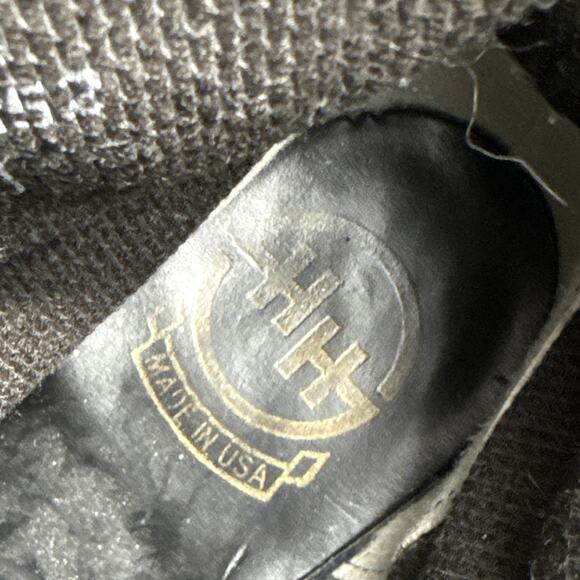 Double-H Zipper Work Boots Men's Size 9.5 EEE WIDE Slip Resistant Soles Burgundy - Picture 14 of 15